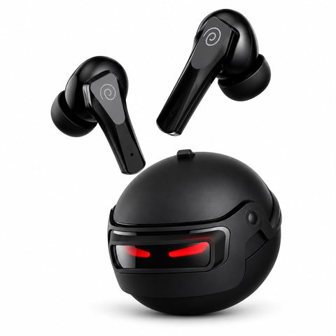 Helment Strike™ Wireless Earbuds | Gaming Mode | Deep Bass | LED Charging Case